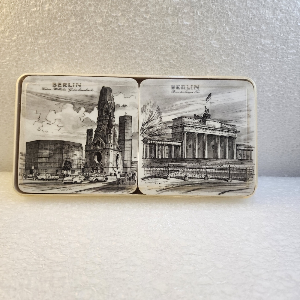 Vtg Schuberth Tamat Series Melamin Coasters